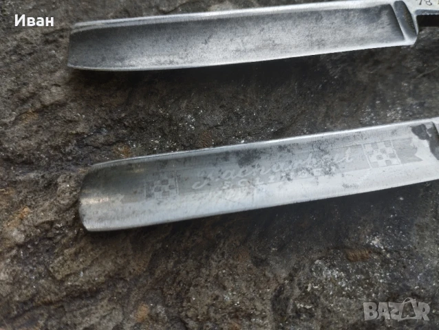 бръснач 78 Adam-Eva / Бръснач Bonsa Solingen , снимка 2 - Антикварни и старинни предмети - 50536797