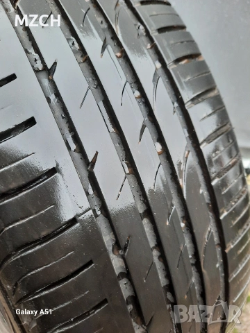 тенекиени джанти с гуми летни , снимка 2 - Гуми и джанти - 54059866