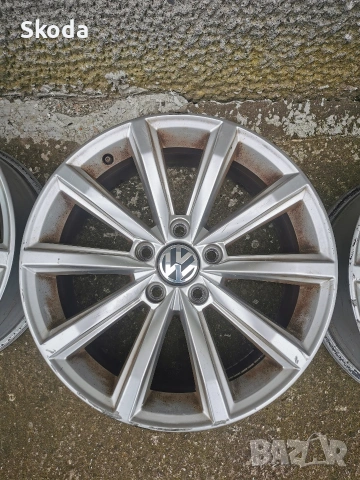джанти Passat Tiguan 17 5x112 оргинални , снимка 2 - Гуми и джанти - 54036774