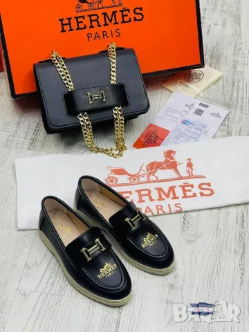 дамски летни обувки и чанта hermes, снимка 2 - Чанти - 46910913