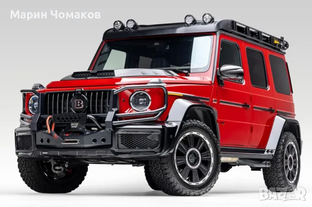 Багажник + Стълба + Карбон Спойлер и лед прожектори Mercedes G W464 , снимка 4 - Аксесоари и консумативи - 47495003