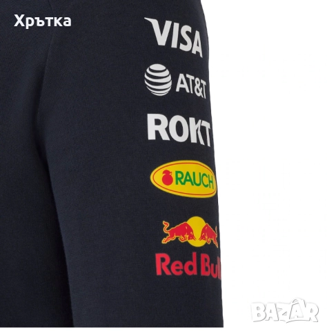 Red Bull Racing Team Full Zip Hoodie - Оригинално мъжко горнище, снимка 7 - Спортни дрехи, екипи - 52566778