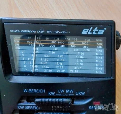 радио транзистор ELTA 3551, снимка 2 - Радиокасетофони, транзистори - 50924649