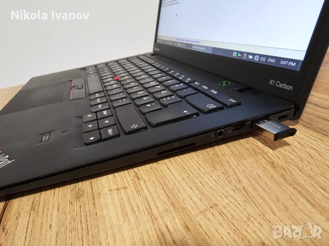 Lenovo Thinkpad X1 Carbon Gen 1 14 inch | intel i7 3667U | 8GB RAM | HD Graphics 4000 | HD+ 1600x900, снимка 12 - Лаптопи за работа - 53622302