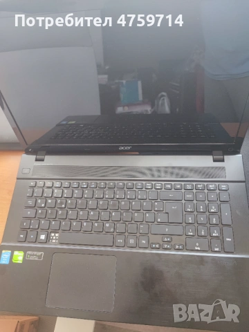 Лаптоп Acer Aspire V3, 17 инча, Core I7, GT750M, снимка 5 - Лаптопи за дома - 53987018