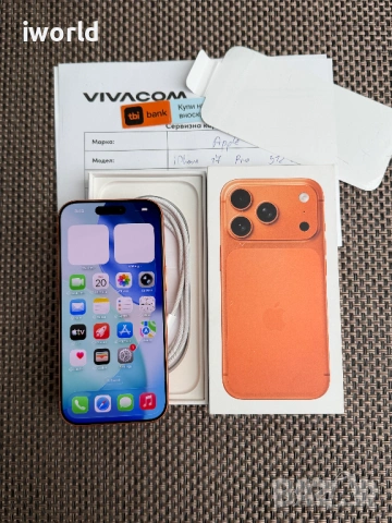 НОВ❗️ 512gb❗️ 24мес гар❗️ iPhone 17 Pro ❗️Лизинг от 49€ /мес ❗️Cosmic orange, снимка 10 - Apple iPhone - 53912500