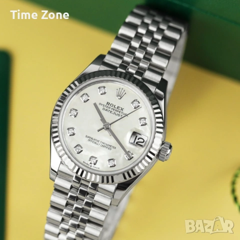 Rolex Datejust 31mm (36mm) Steel Diamond Dial Дамски Различни Варианти, снимка 7 - Дамски - 54043835