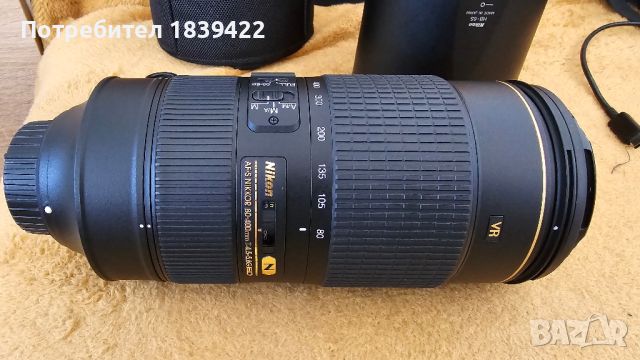 Обектив Nikon 80-400 mm, снимка 2 - Фотоапарати - 46519059