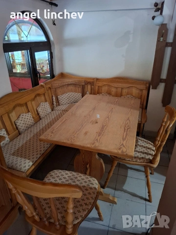 много запазени мебели за трапезария или битова стая, снимка 3 - Маси - 53660060