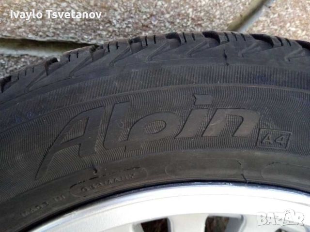 Алуминиеви джанти за БМВ в комплект със зимни гуми Мишелин Алпин, снимка 4 - Гуми и джанти - 45685766