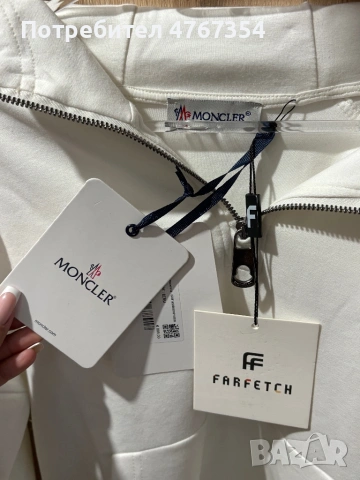 Дамско бяло горнище Moncler, снимка 5 - Суичъри - 53857244