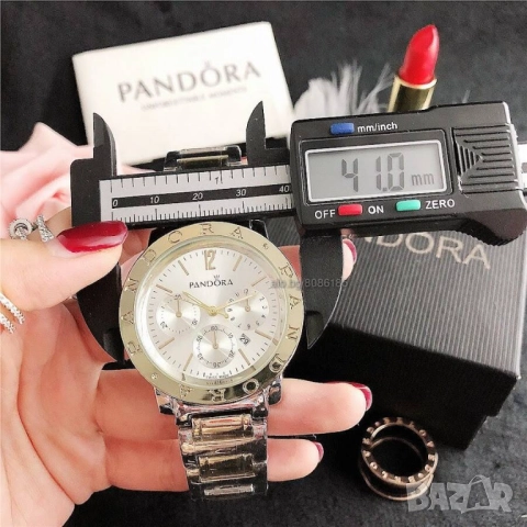 Дамски стилен, ръчен часовник Pandora / Пандора с дата и час, снимка 4 - Дамски - 52221634
