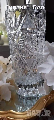Кристална ваза🌱, снимка 3 - Вази - 51670839