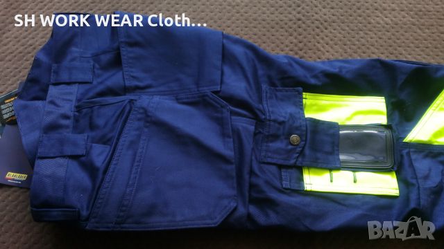 BLAKLADER 1529-1860 High-Vis Work Trousers размер 50 / M работен панталон W4-210, снимка 13 - Панталони - 46677207