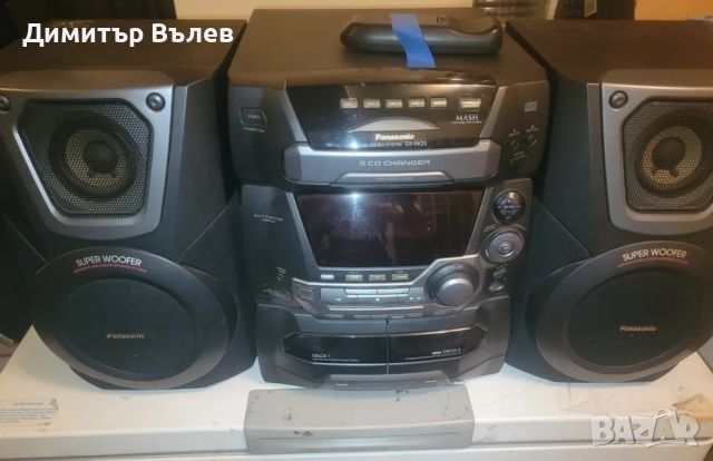 Аудио система, стерео уредба Panasonic SA-AK25 150 W вата, Bluetooth, USB . TF карта , AUX, снимка 4 - Аудиосистеми - 45373074