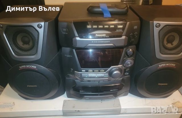 Аудио система, стерео уредба Panasonic SA-AK25 150 W вата, Bluetooth, USB . TF карта , AUX, , снимка 3 - Аудиосистеми - 45446919