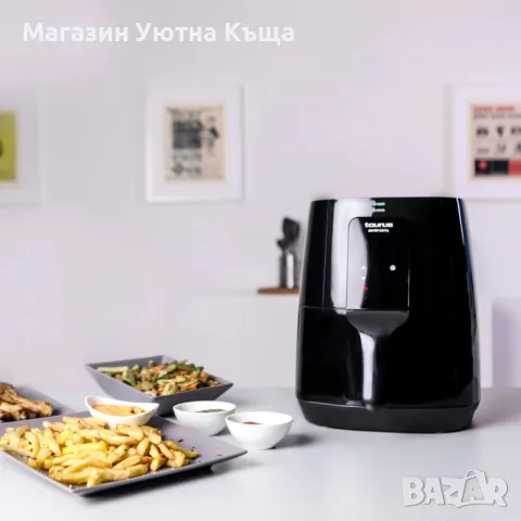 НОВ Фритюрник с Горещ Въздух Еър Фрайър Taurus Air Fryer, снимка 4 - Фритюрници - 49677721