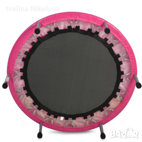Батут без мрежа Byox 101cm/96cm — розов и син, до 100 кг, снимка 3 - Други - 53646899