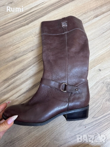 Дамски бутикови ботуши естествена кожа  Ralph Lauren! 38,5 н, снимка 7 - Дамски ботуши - 52306523