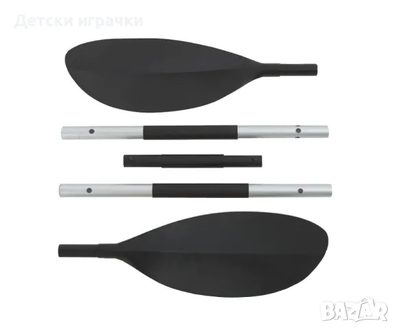 Надуваем каяк Challenger K1 Intex, единичен, 274x76 см, PVC, яркозелен, до 100кг, снимка 6 - Водни спортове - 49981862