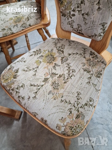 К-т Масивен Кухненски Ъгъл с Разтегателна Трапезна Маса и 2бр.Стола-внос от Германия!, снимка 9 - Маси - 53886204