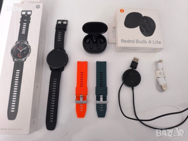 смарт часовник Xiaomi Watch S1 Active Redmi Buds 4 Lite, снимка 1 - Смарт часовници - 45949736