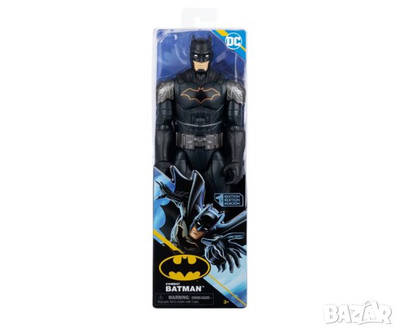 Батман - Фигура Batman Combat, черен, 30 см.