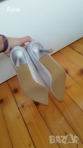 Елегантни обувки с ток 37 номер, снимка 2 - Дамски обувки на ток - 51961367