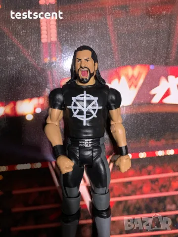 Екшън фигура WWE Seth Rollins Сет Ролинс The Visionary Mattel Basic играчка , снимка 10 - Фигурки - 49171591