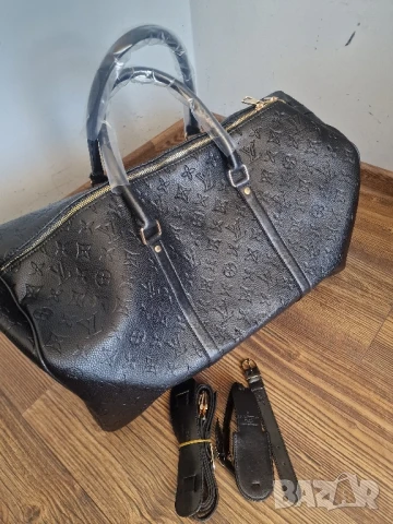 Страхотен пътнически сак LOUIS VUITTON, среден размер, с голяма дръжка , нов , снимка 7 - Сакове - 51357810