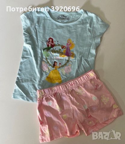 Детска пижама, 2 части, Princess, Disney, снимка 1 - Детски пижами - 45686495