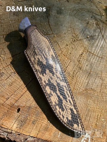 Ръчно изработен нож от стомана N690, снимка 5 - Ножове - 51355354