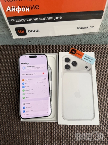 НОВ! *ЛИЗИНГ* iPhone 17 Pro Max 256Gb Silver Гаранция, снимка 7 - Apple iPhone - 53230048