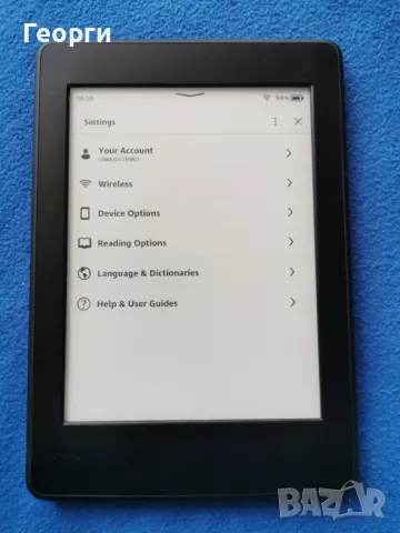 четец Kindle Paperwhite 7 Generation с подсветка, снимка 6 - Електронни четци - 49236336