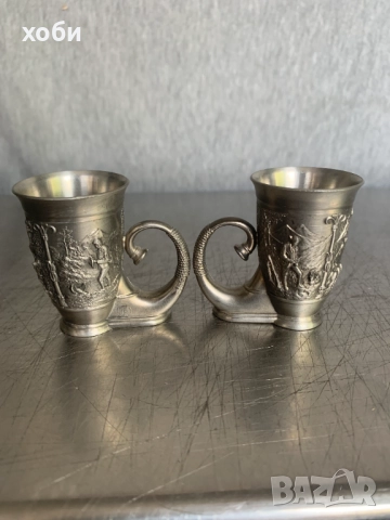 чашки калаени , снимка 2 - Антикварни и старинни предмети - 51555039