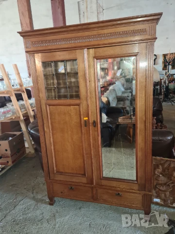 Масивен гардероб внос от Европа, снимка 2 - Гардероби - 50644809