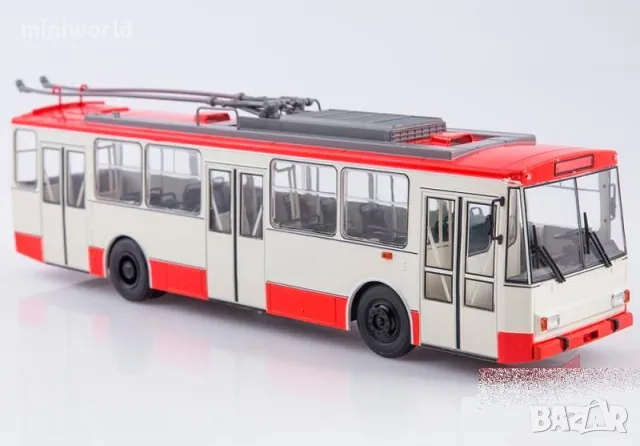 Skoda 14TR тролейбус - мащаб 1:43 на Авто История моделът е нов в кутия, снимка 1