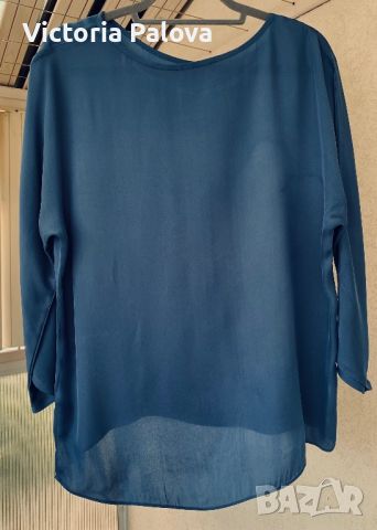 REPEAT Швейцария  скъпа блуза коприна и вискоза, снимка 8 - Блузи с дълъг ръкав и пуловери - 46310593