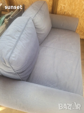 IKEA двуместен разтегателен диван, снимка 14 - Дивани и мека мебел - 53974742