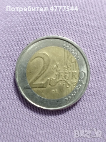 Предлагам две Германски  2 евро монети -2002г, снимка 2 - Нумизматика и бонистика - 54017510