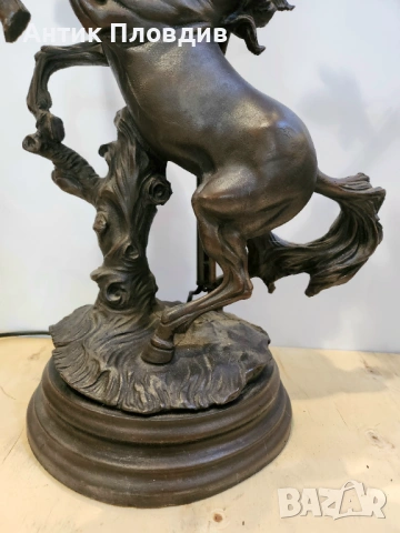 Декоративна настолна лампа с фигура на кон, снимка 6 - Настолни лампи - 53108292