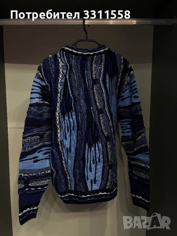 Carlo Colucci Пуловер - Тъмно Син М/L, снимка 4 - Пуловери - 52552897