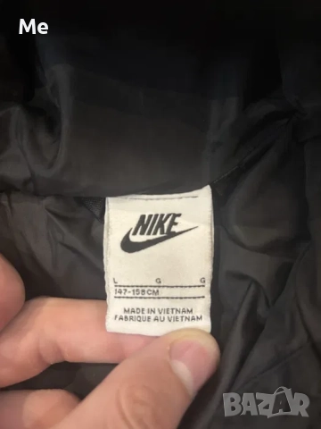 Детско черно яке L размер (147-153см), снимка 2 - Детски якета и елеци - 52951325
