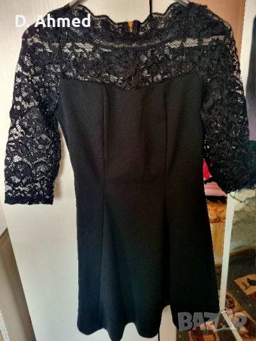 Нова черна еластична рокля, снимка 1 - Рокли - 45160375