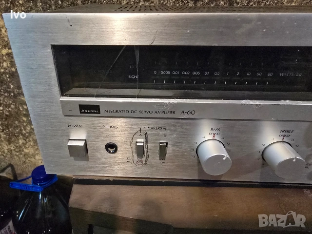 усиловател Sansui A60, снимка 2 - Декове - 53939973