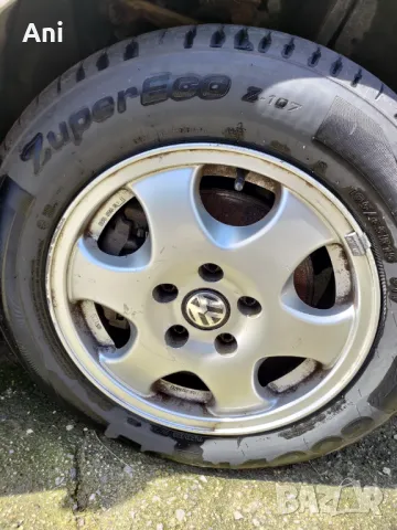 4 Летни джанти с гуми 195/65 r15 , снимка 5 - Гуми и джанти - 50228920