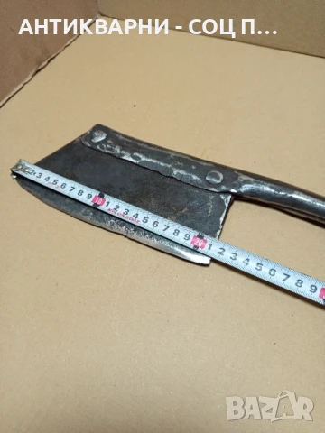 Соц Стар Ръчно Кован Голям Сатър Тегло 1.200кг., снимка 11 - Антикварни и старинни предмети - 50450800