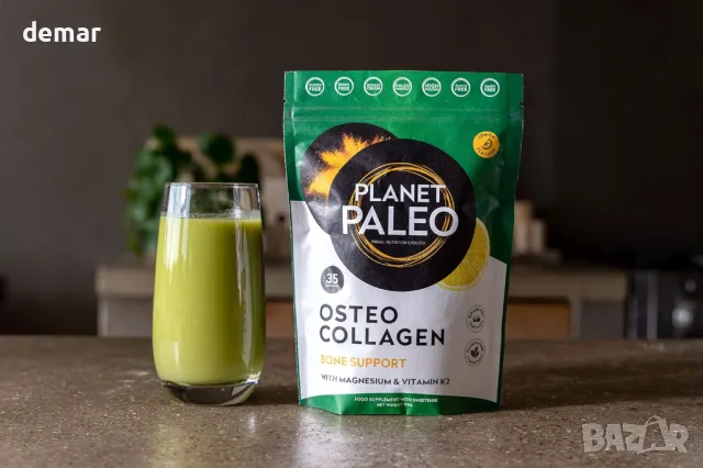 Planet Paleo Osteo Колаген на прах за здраве на костите (175гр,35 порции) Говежди колагенови пептиди, снимка 2 - Хранителни добавки - 48498444