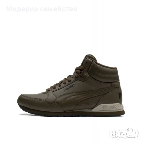 Мъки спортни обувки PUMA ST Runner V3 Mid Leather Shoes Green, снимка 4 - Ежедневни обувки - 46882812