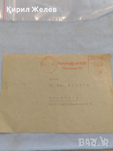 Стар пощенски плик с марки и печати Хановер Германия за КОЛЕКЦИЯ ДЕКОРАЦИЯ 45803, снимка 1 - Филателия - 46239212